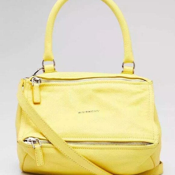 Givenchy Yellow Sugar Goatskin Small Pandora Bag - Picture 2 of 12